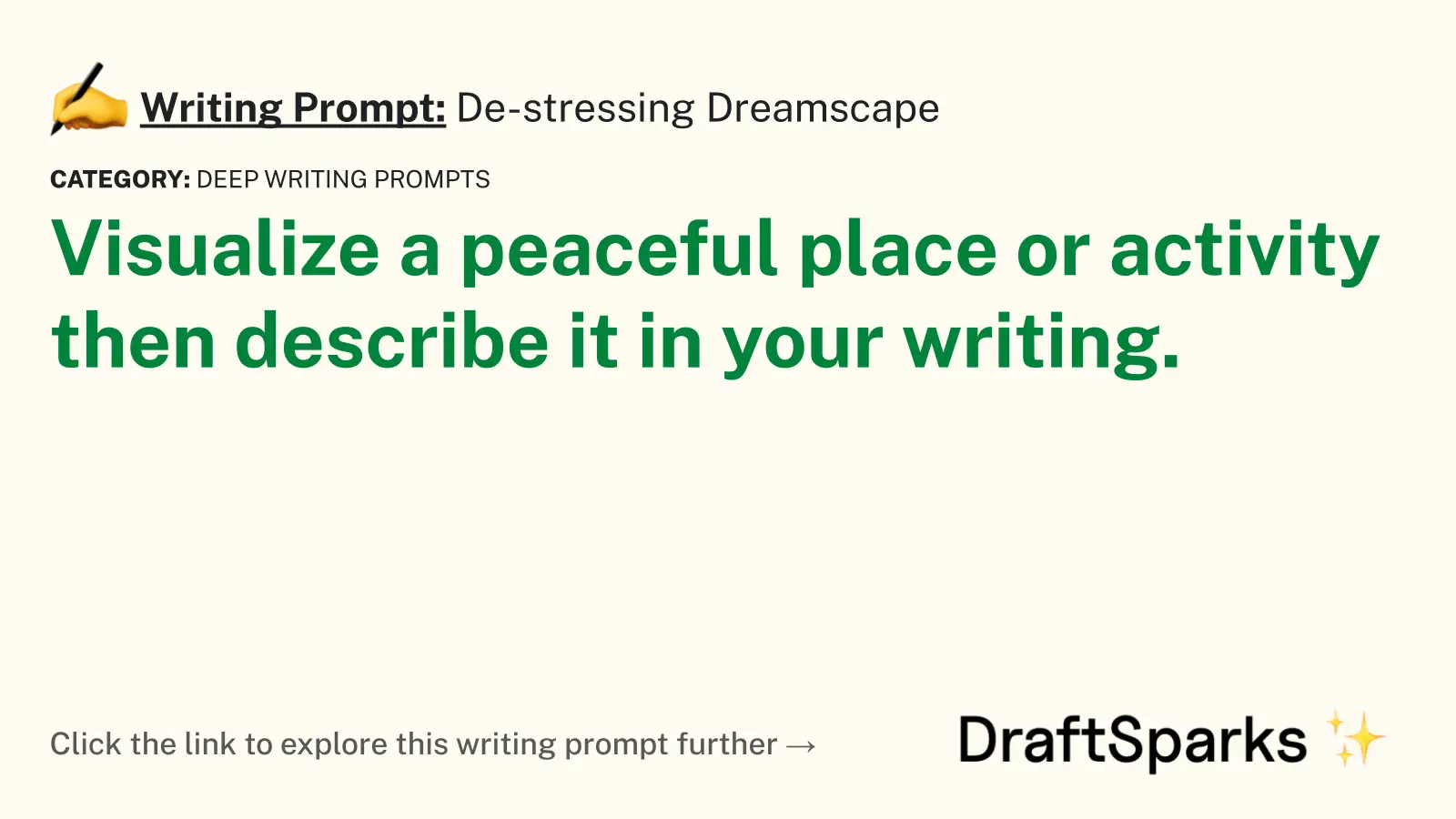 De-stressing Dreamscape