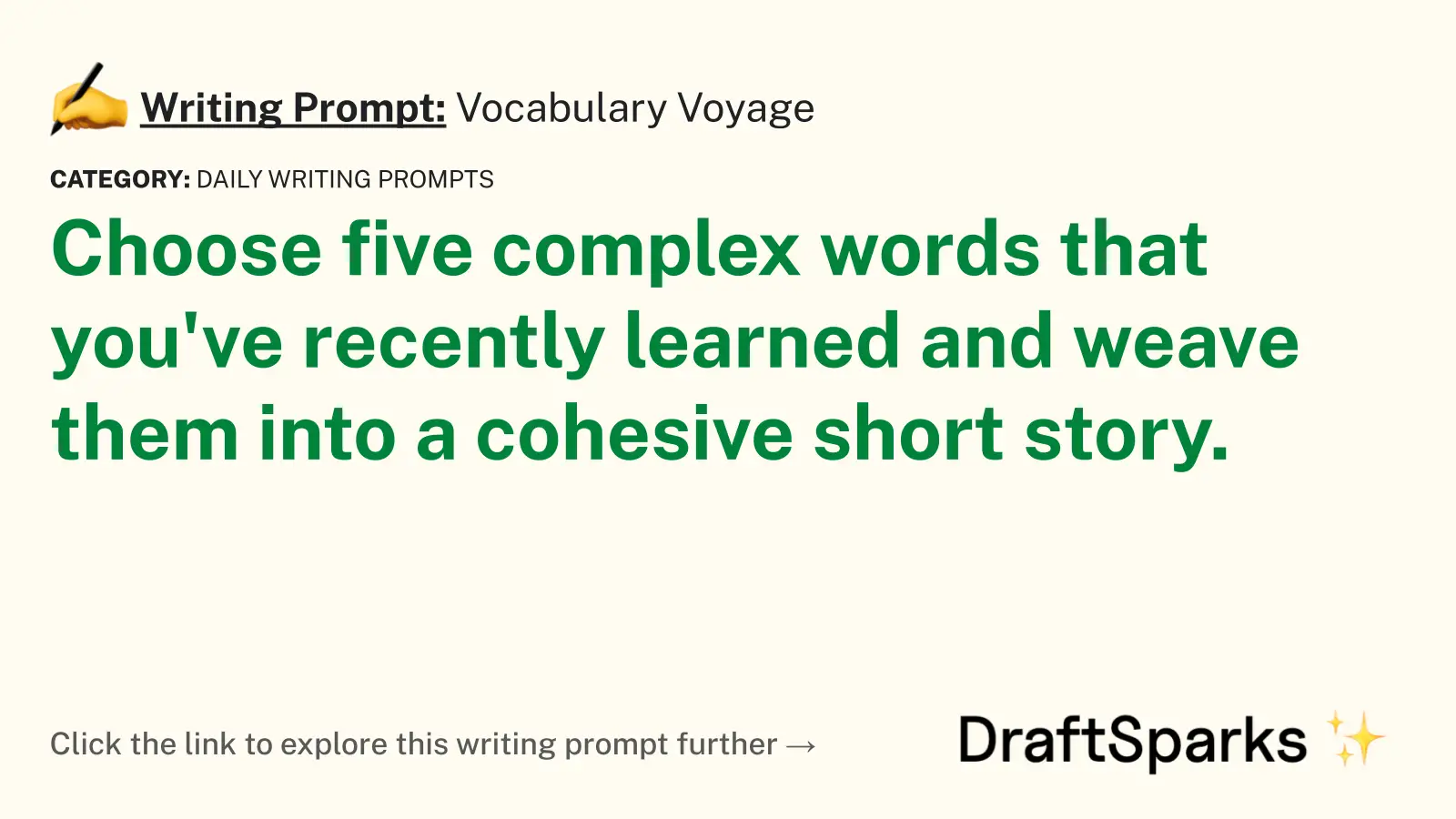 Vocabulary Voyage