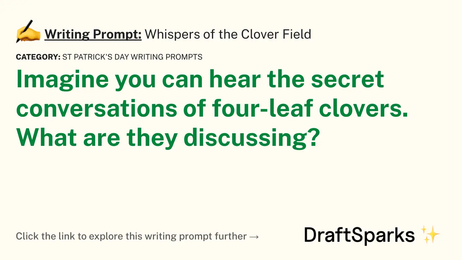 Whispers of the Clover Field