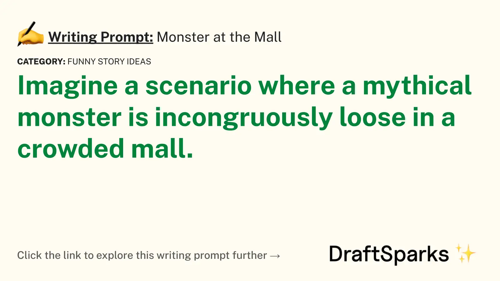 Monster at the Mall