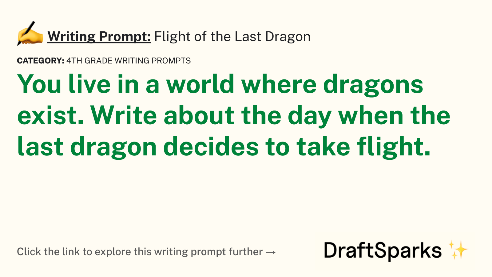 Flight of the Last Dragon