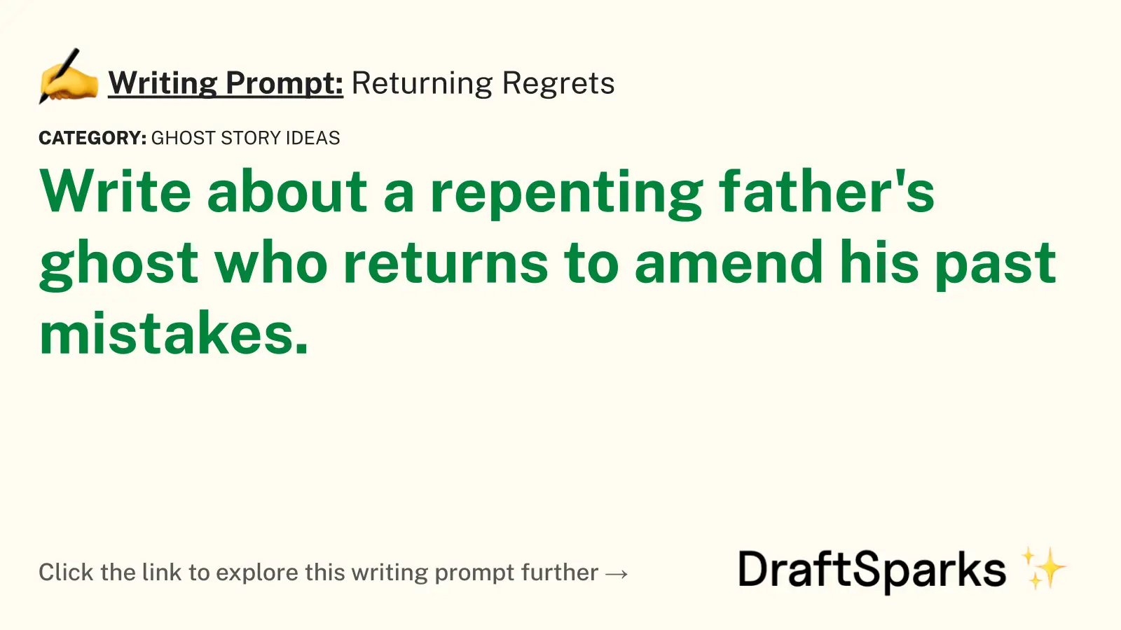 Returning Regrets