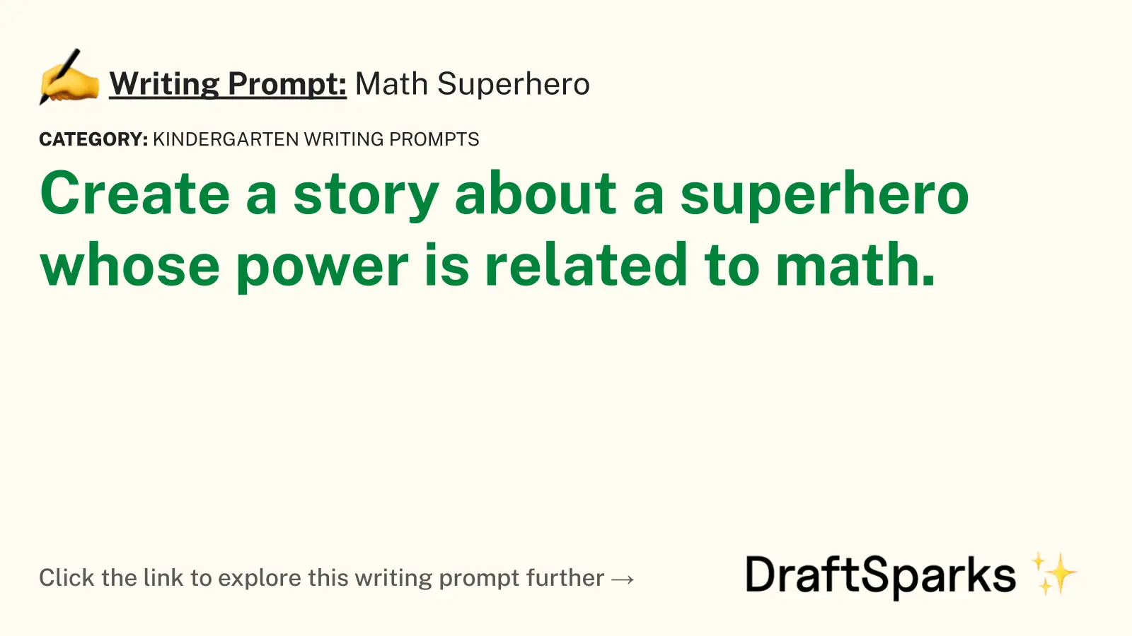 Math Superhero