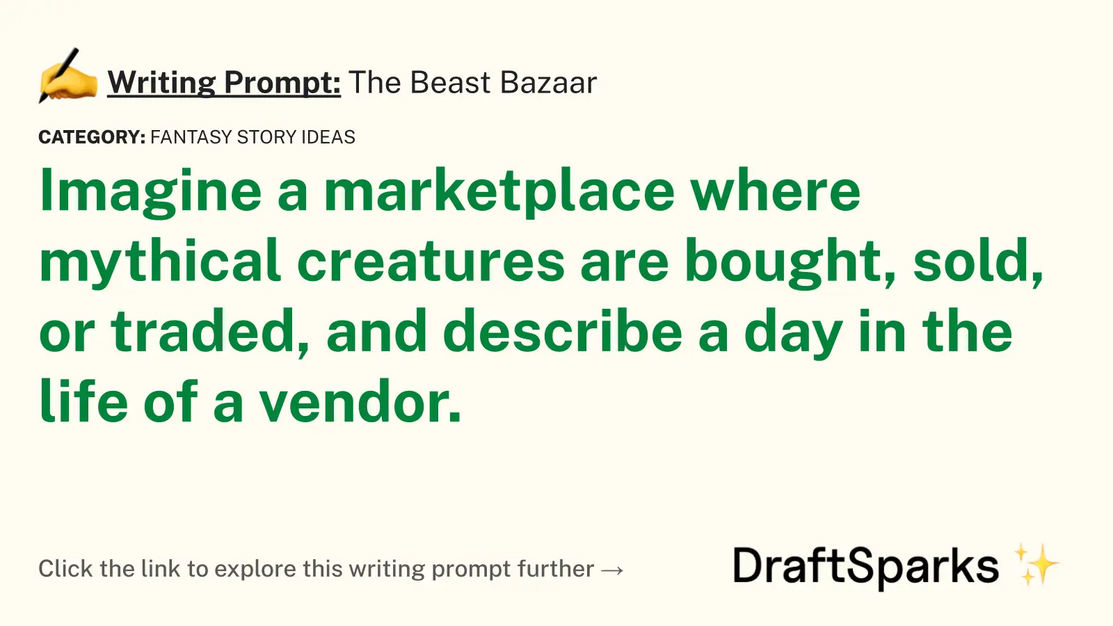 The Beast Bazaar