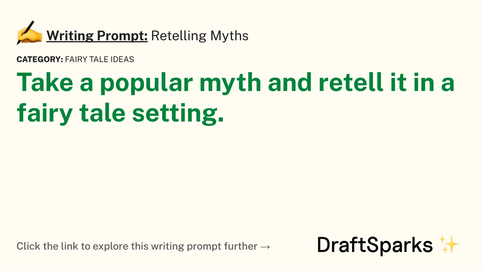 Retelling Myths