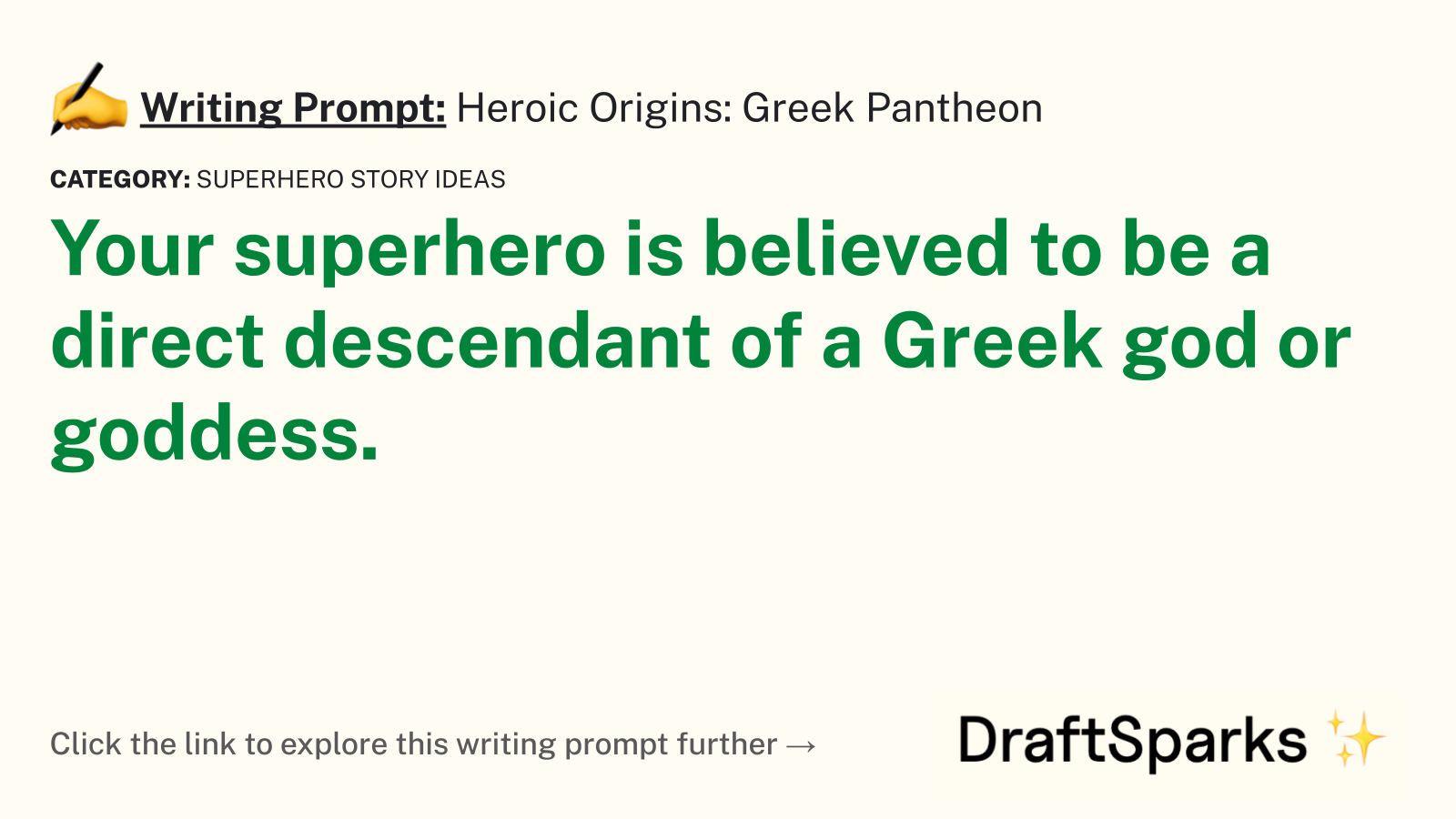 Heroic Origins: Greek Pantheon
