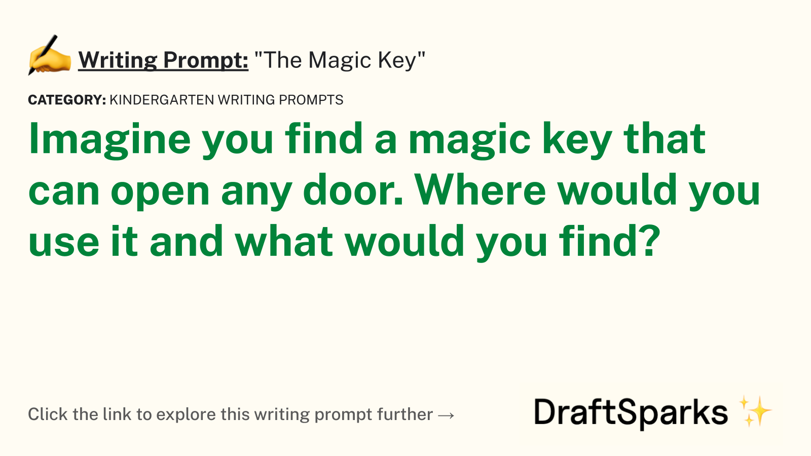 “The Magic Key”