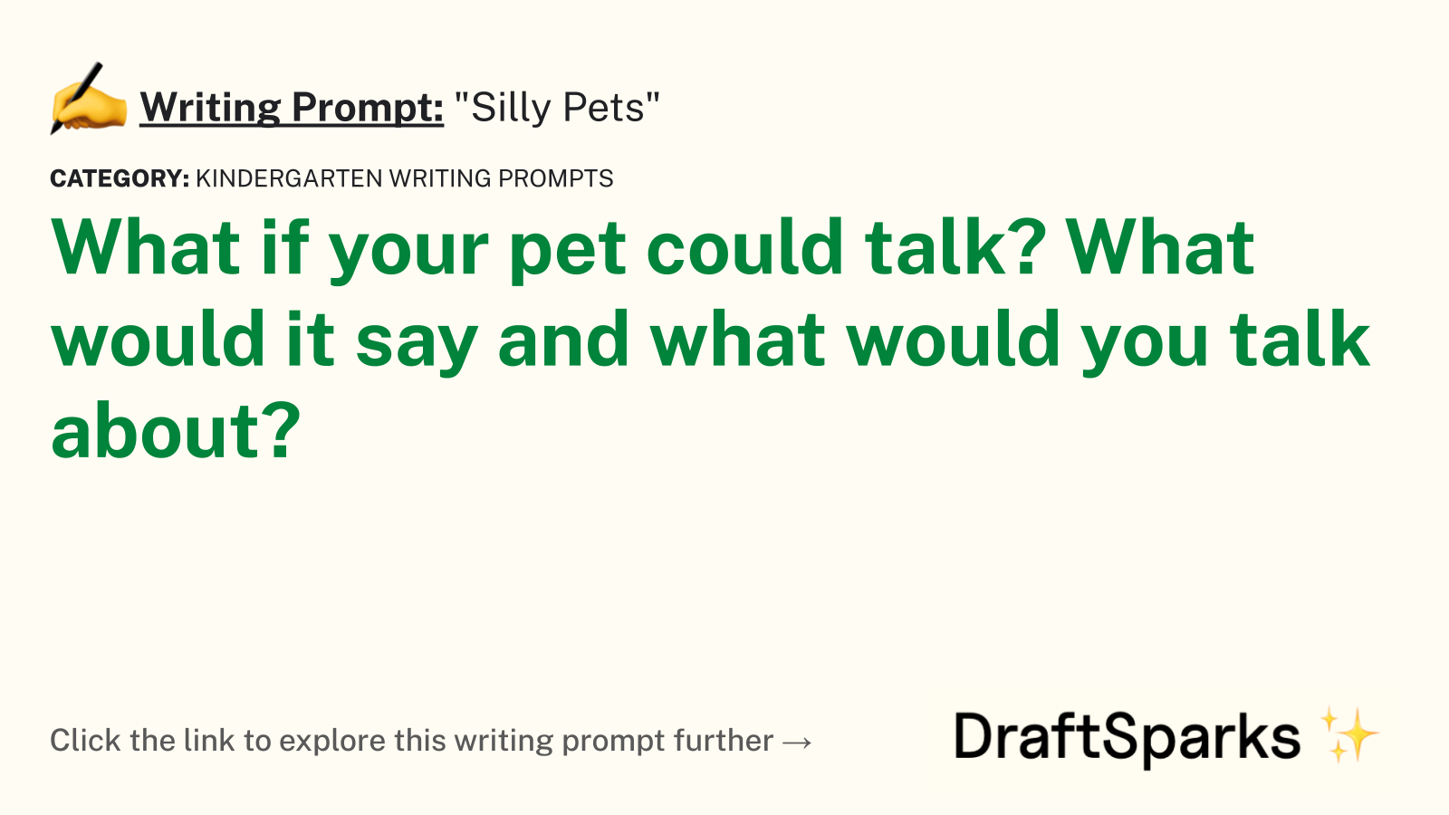 “Silly Pets”