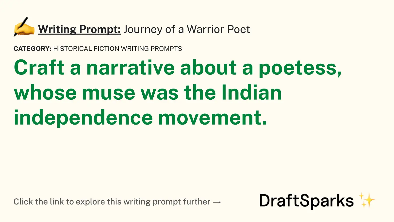 Journey of a Warrior Poet