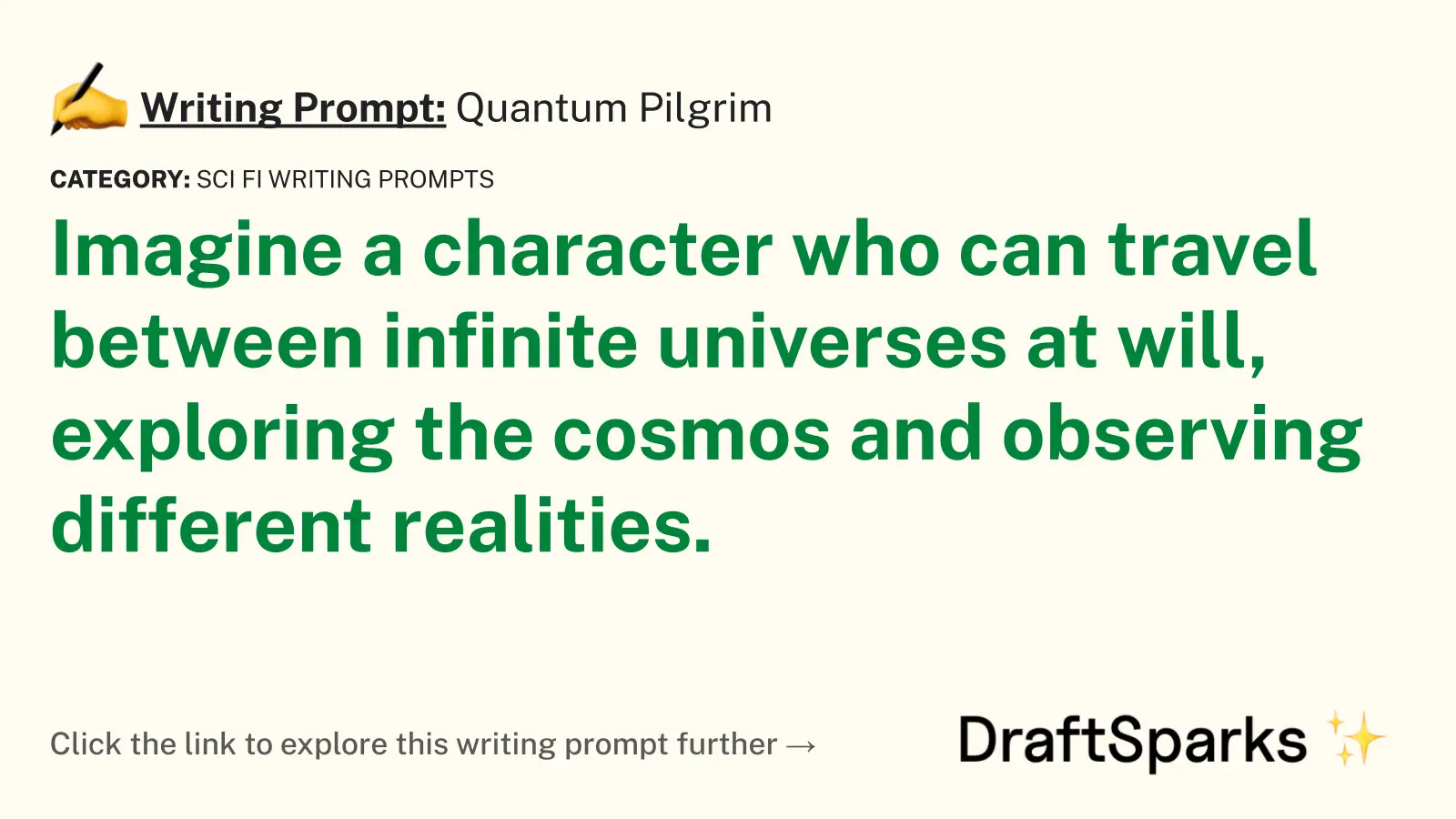 Quantum Pilgrim