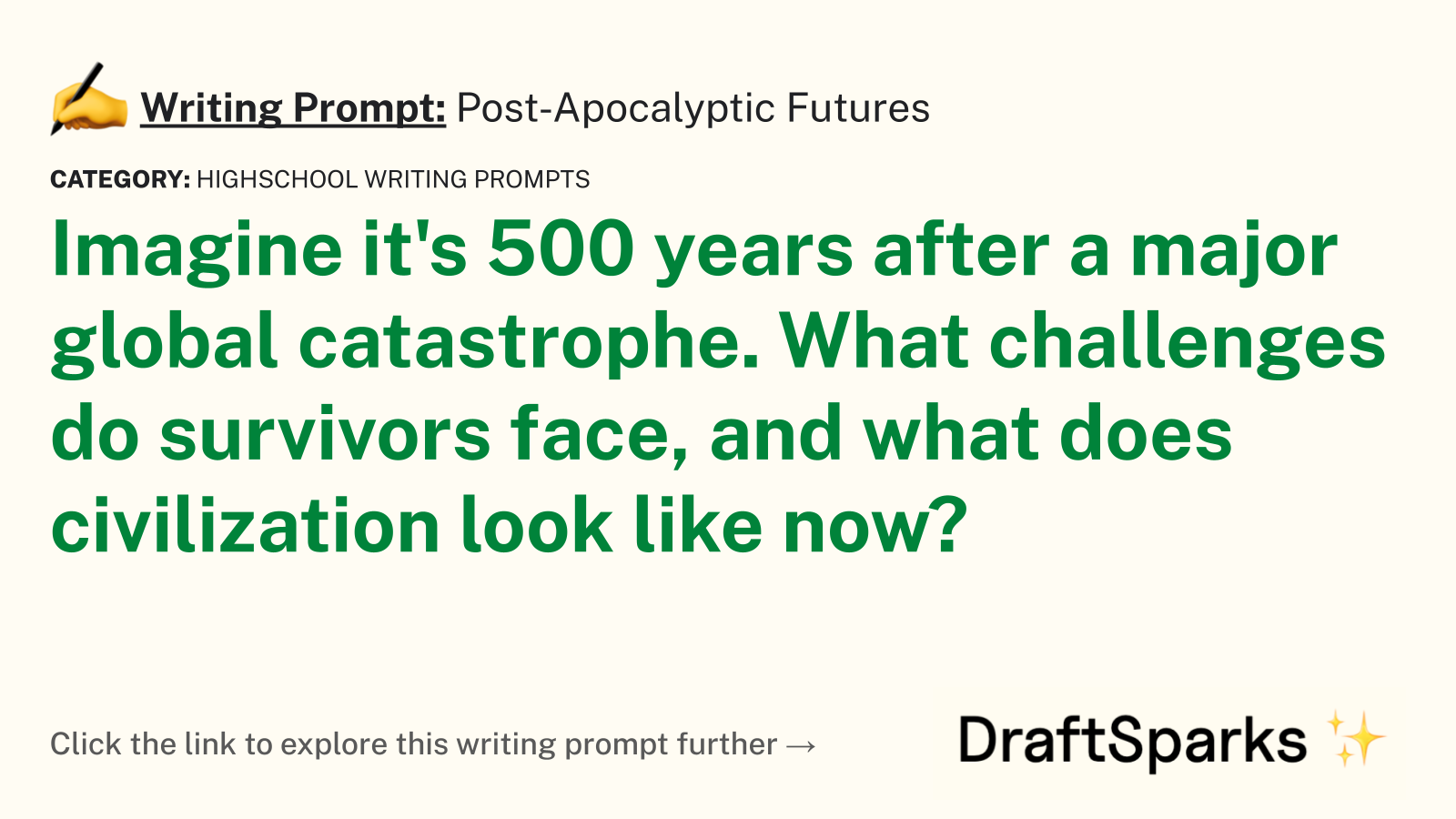 Post-Apocalyptic Futures