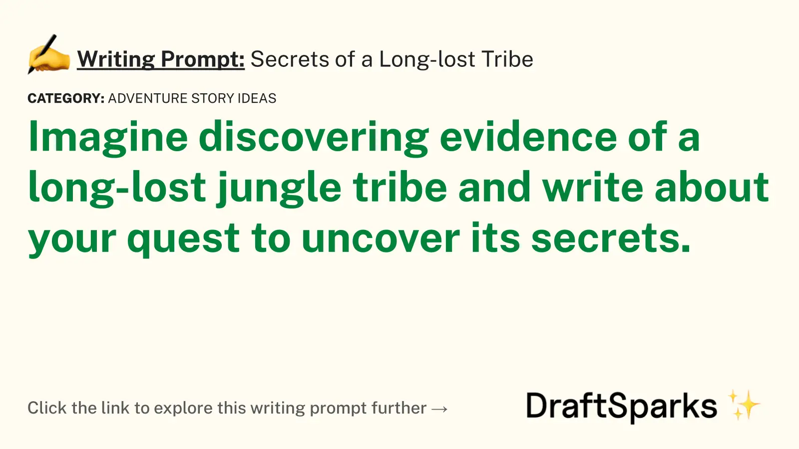 Secrets of a Long-lost Tribe