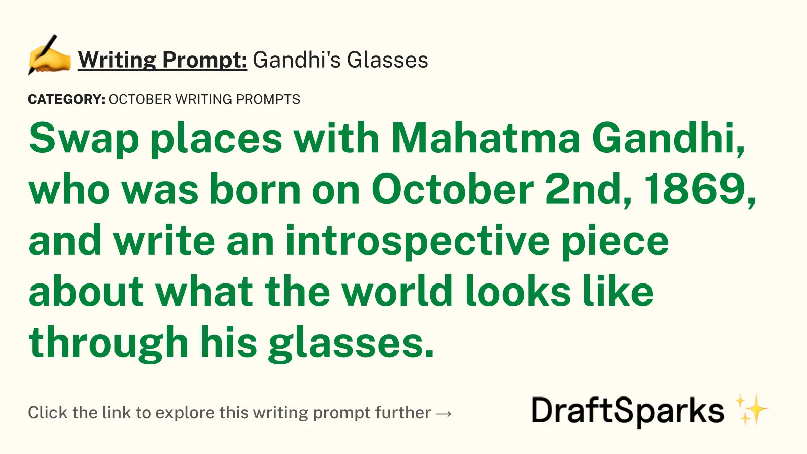 Gandhi’s Glasses