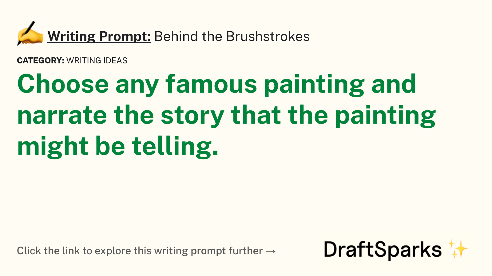Behind the Brushstrokes