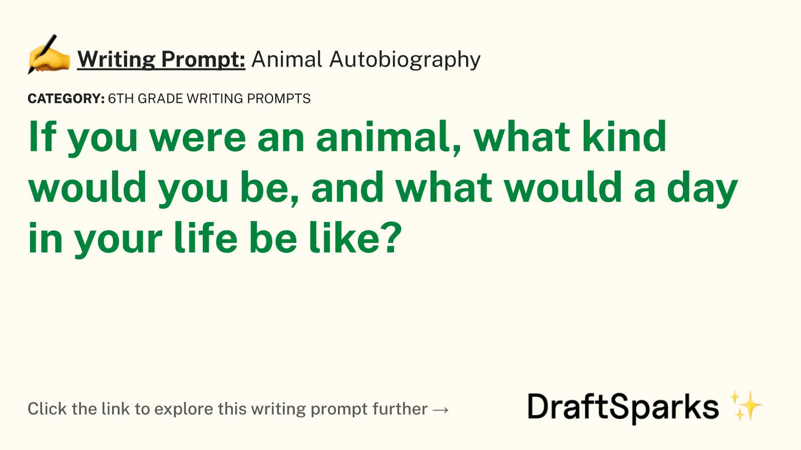 Animal Autobiography