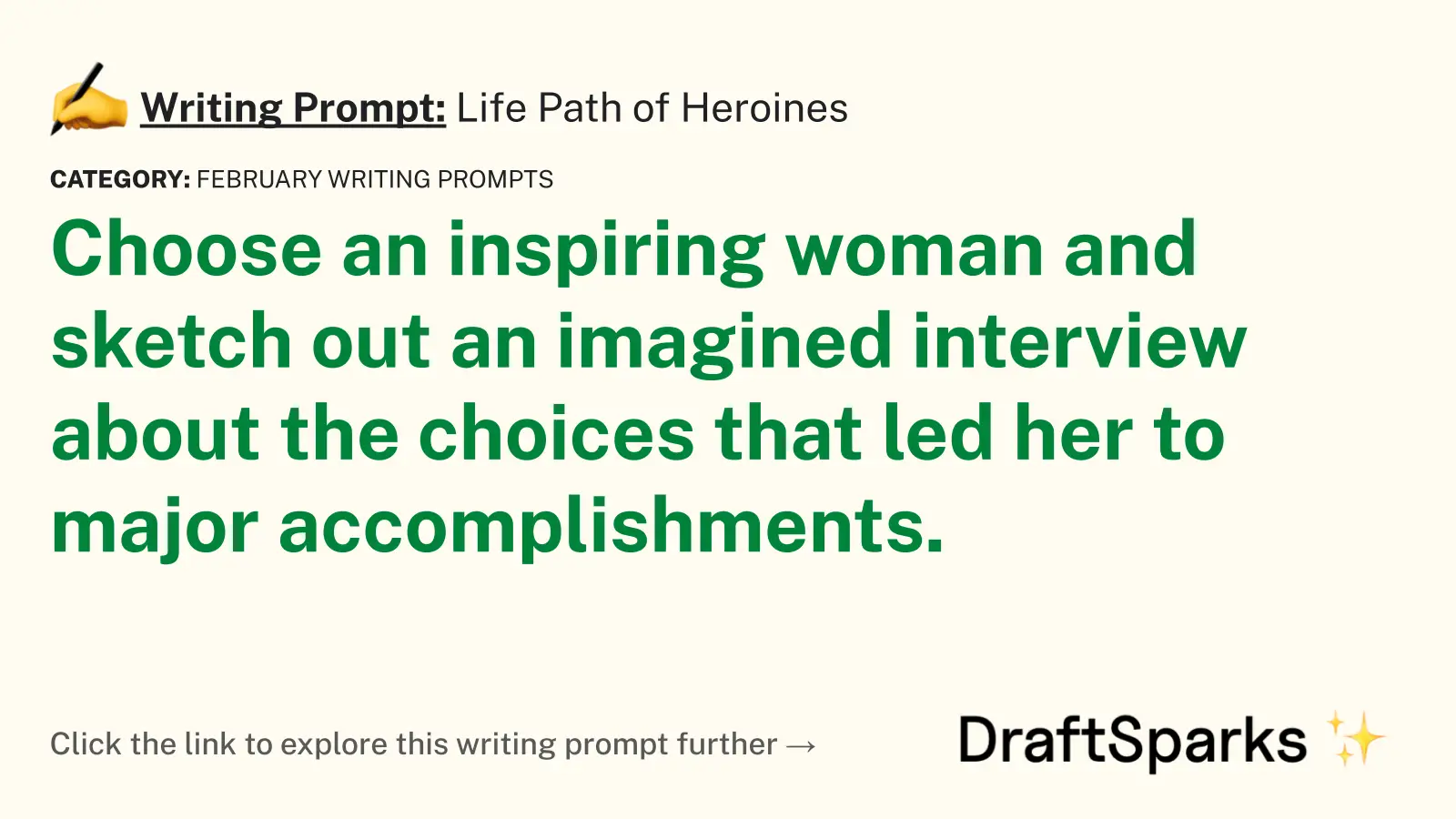 Life Path of Heroines