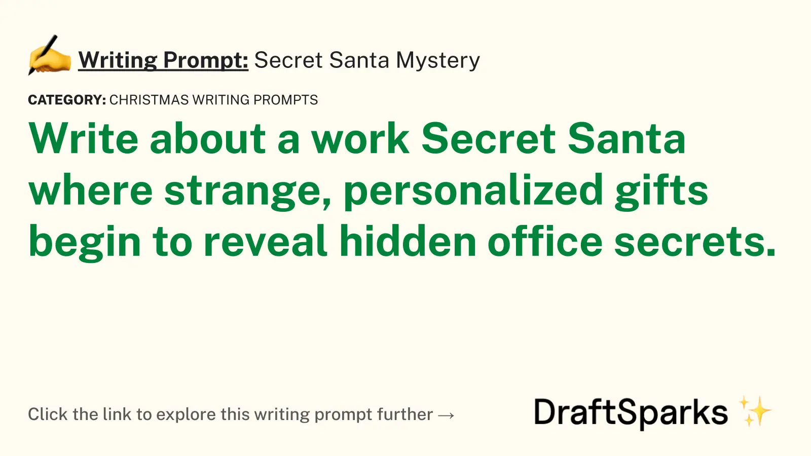 Secret Santa Mystery