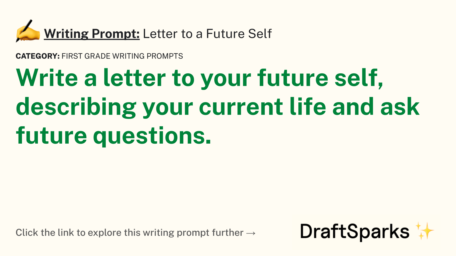 Letter to a Future Self