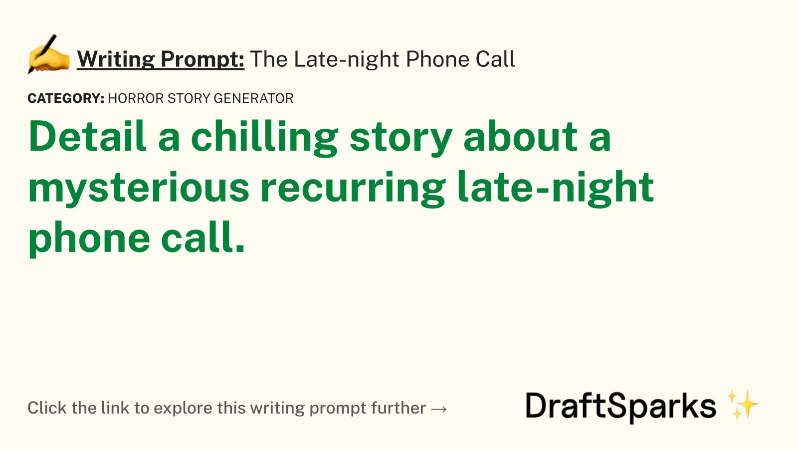 The Late-night Phone Call