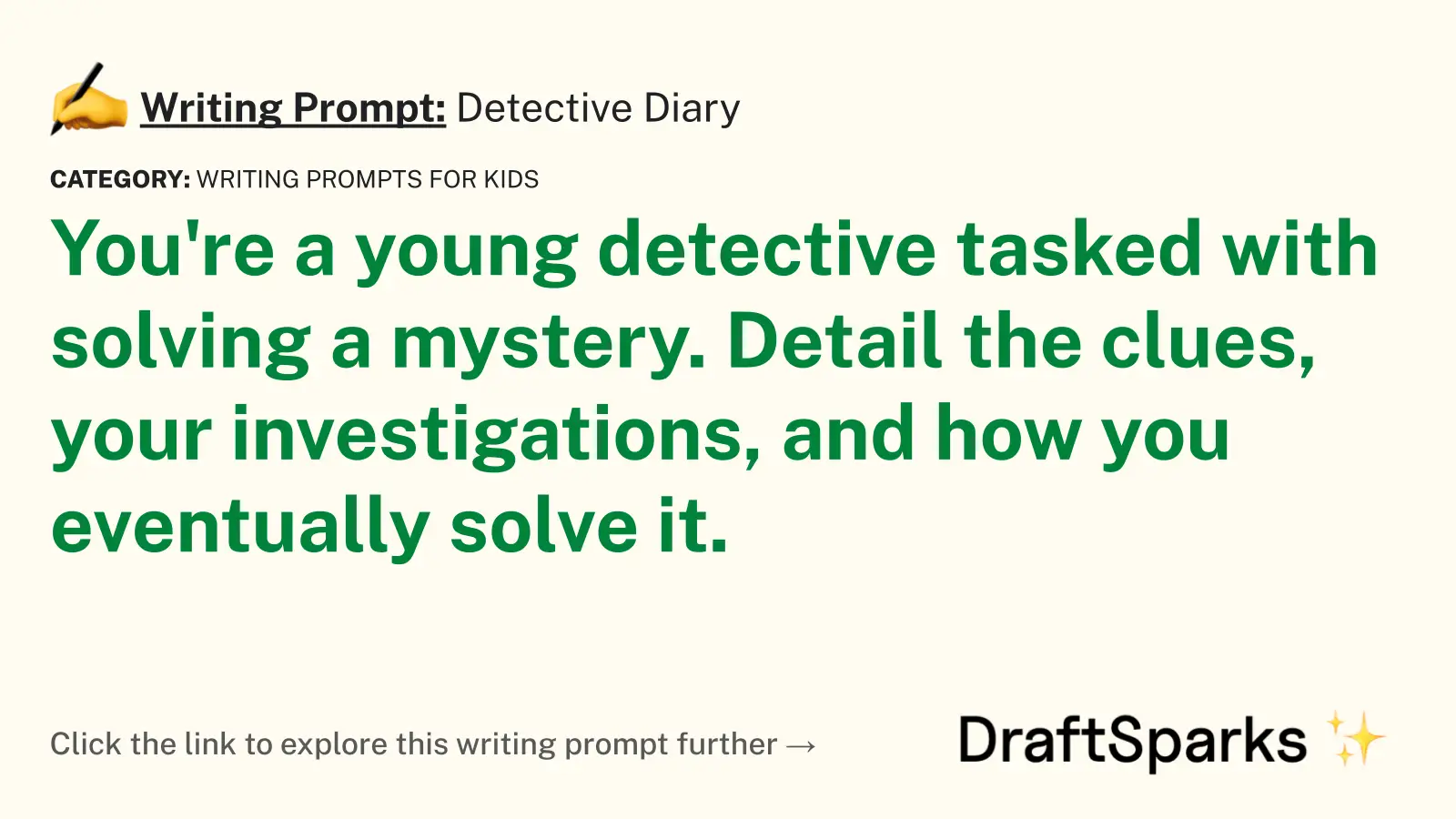 Detective Diary