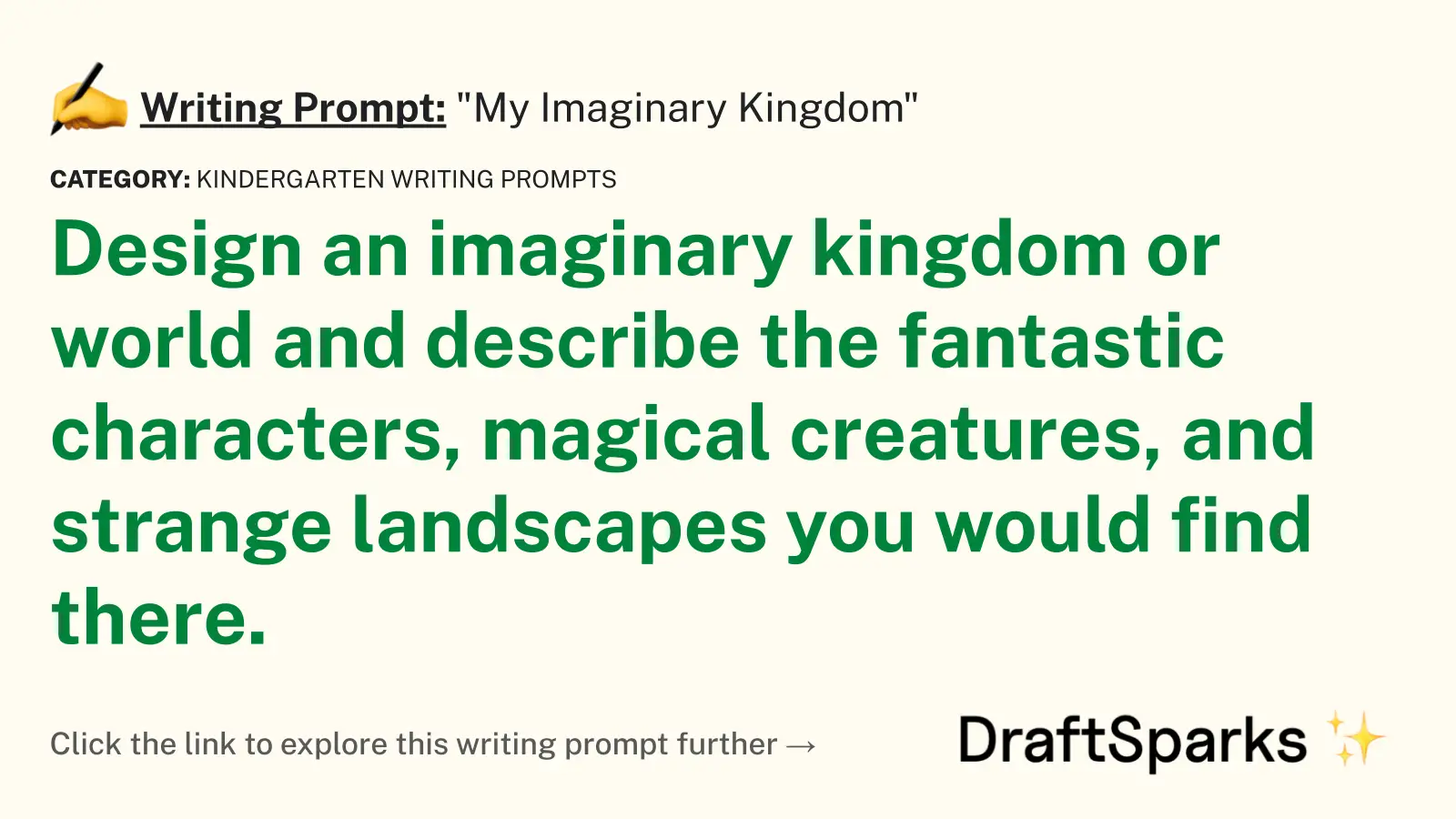 “My Imaginary Kingdom”