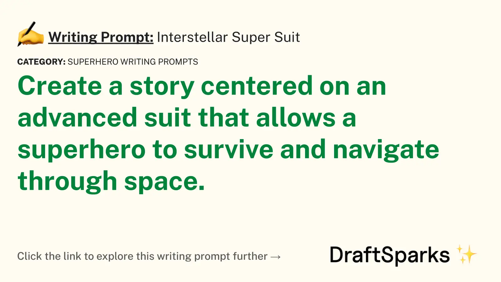 Interstellar Super Suit