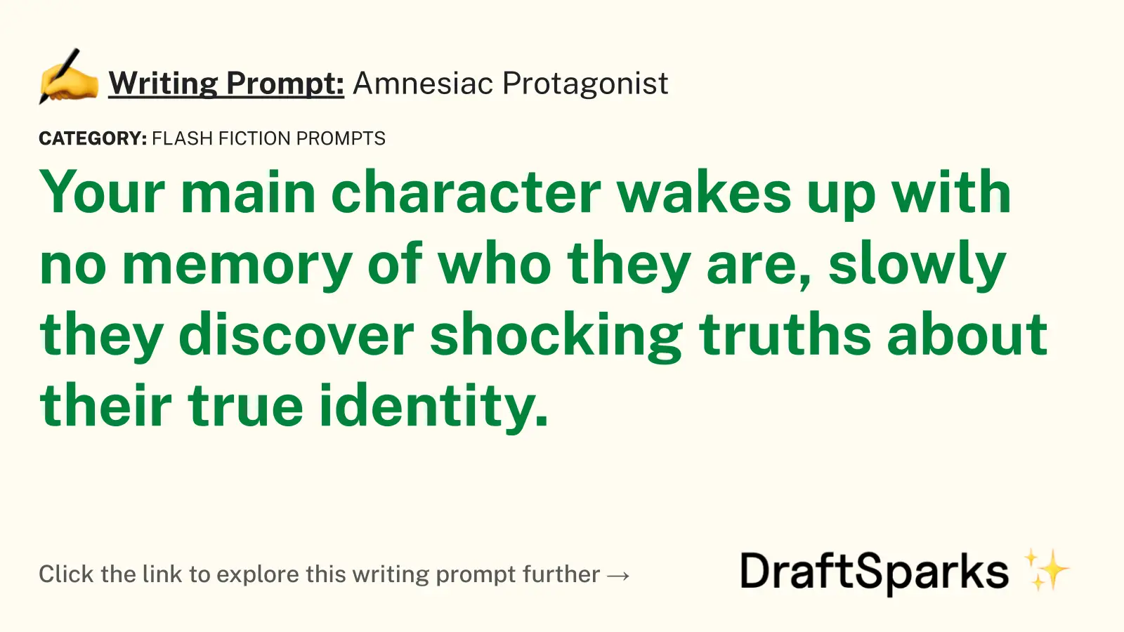Amnesiac Protagonist