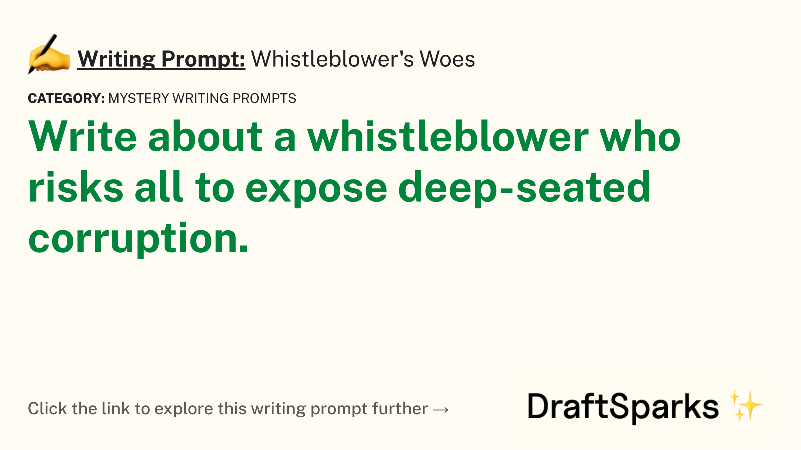 Whistleblower’s Woes