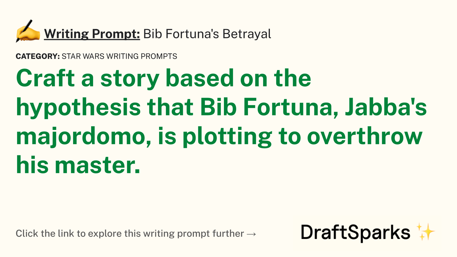 Bib Fortuna’s Betrayal