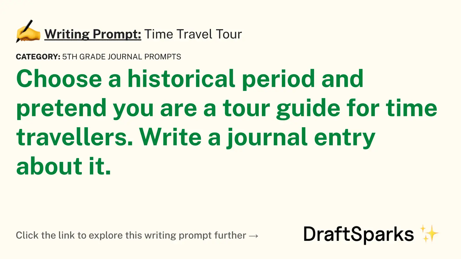 Time Travel Tour