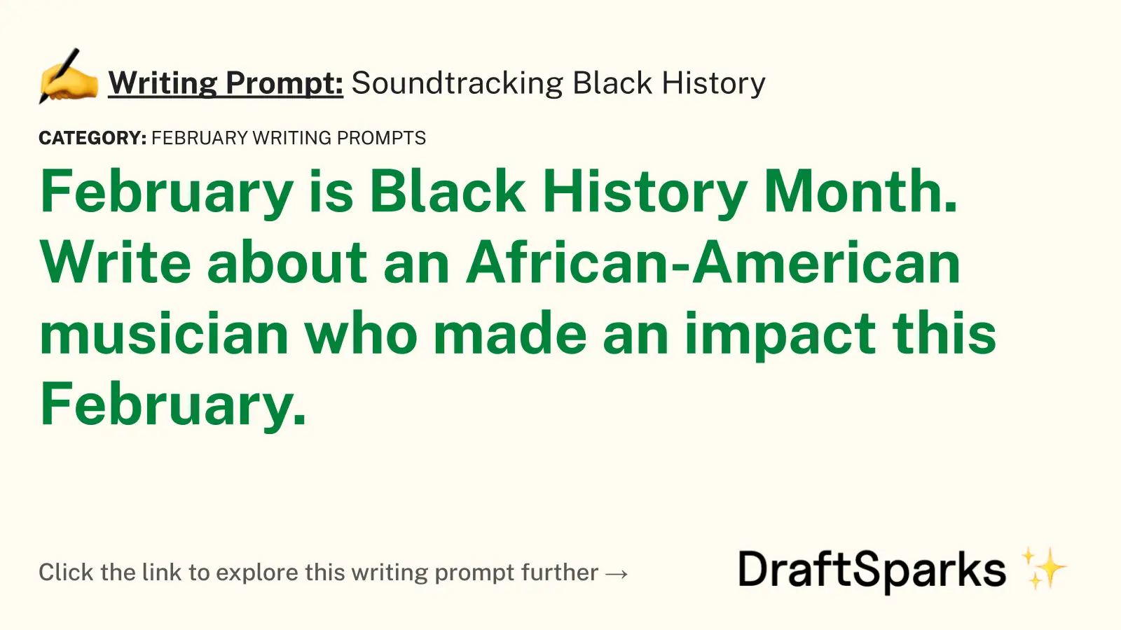 Soundtracking Black History