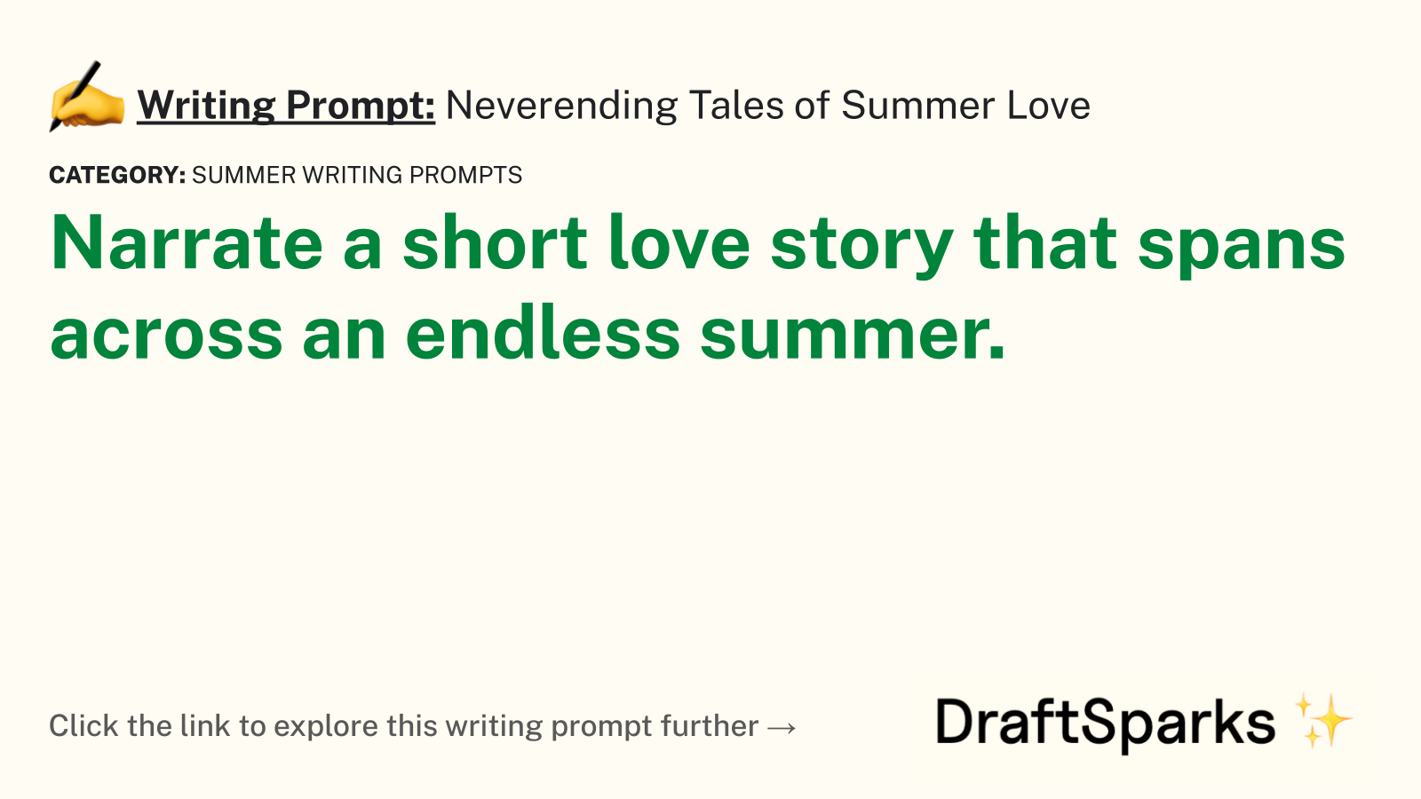 Neverending Tales of Summer Love