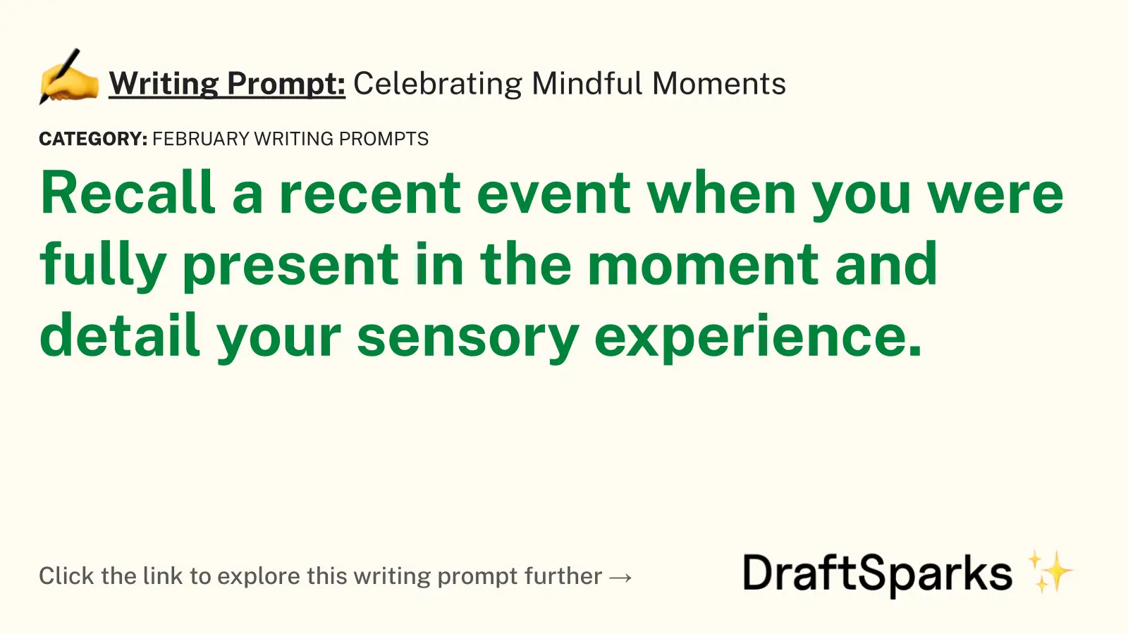 Celebrating Mindful Moments