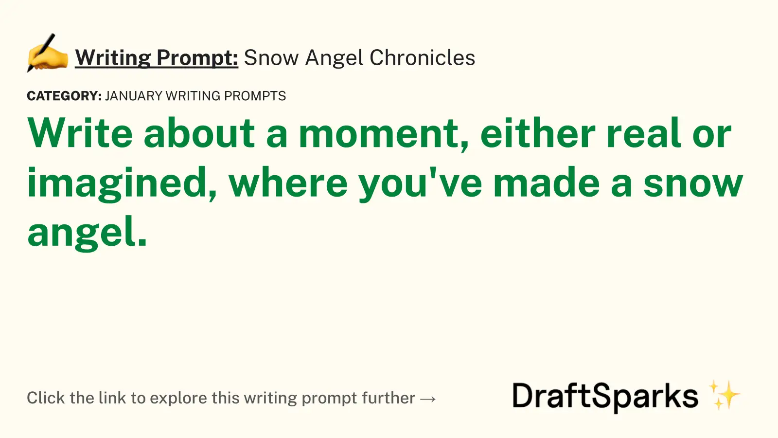 Snow Angel Chronicles