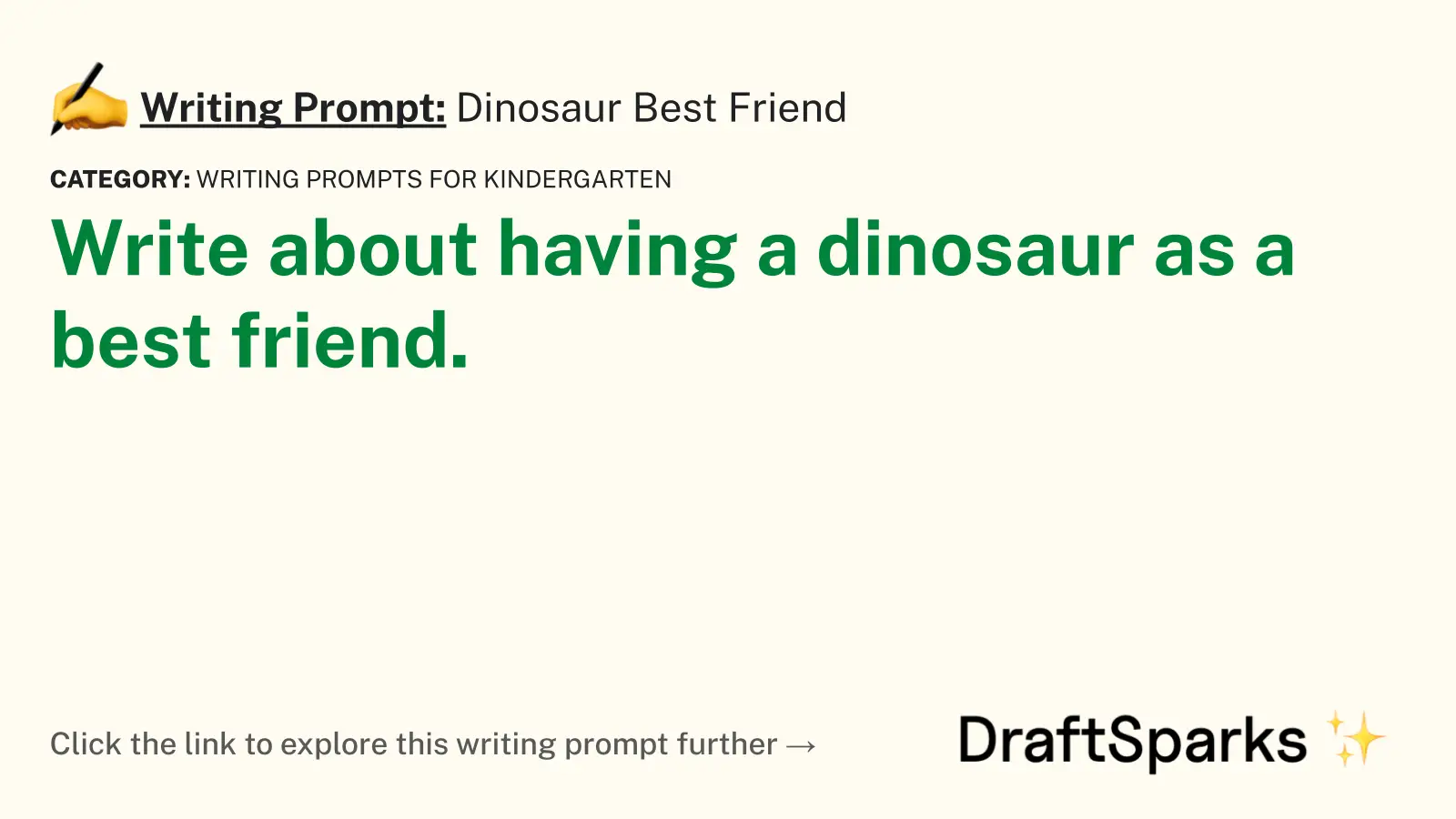 Dinosaur Best Friend