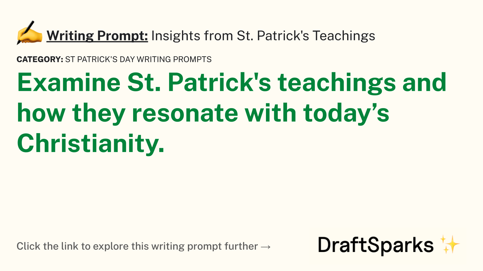 Insights from St. Patrick’s Teachings