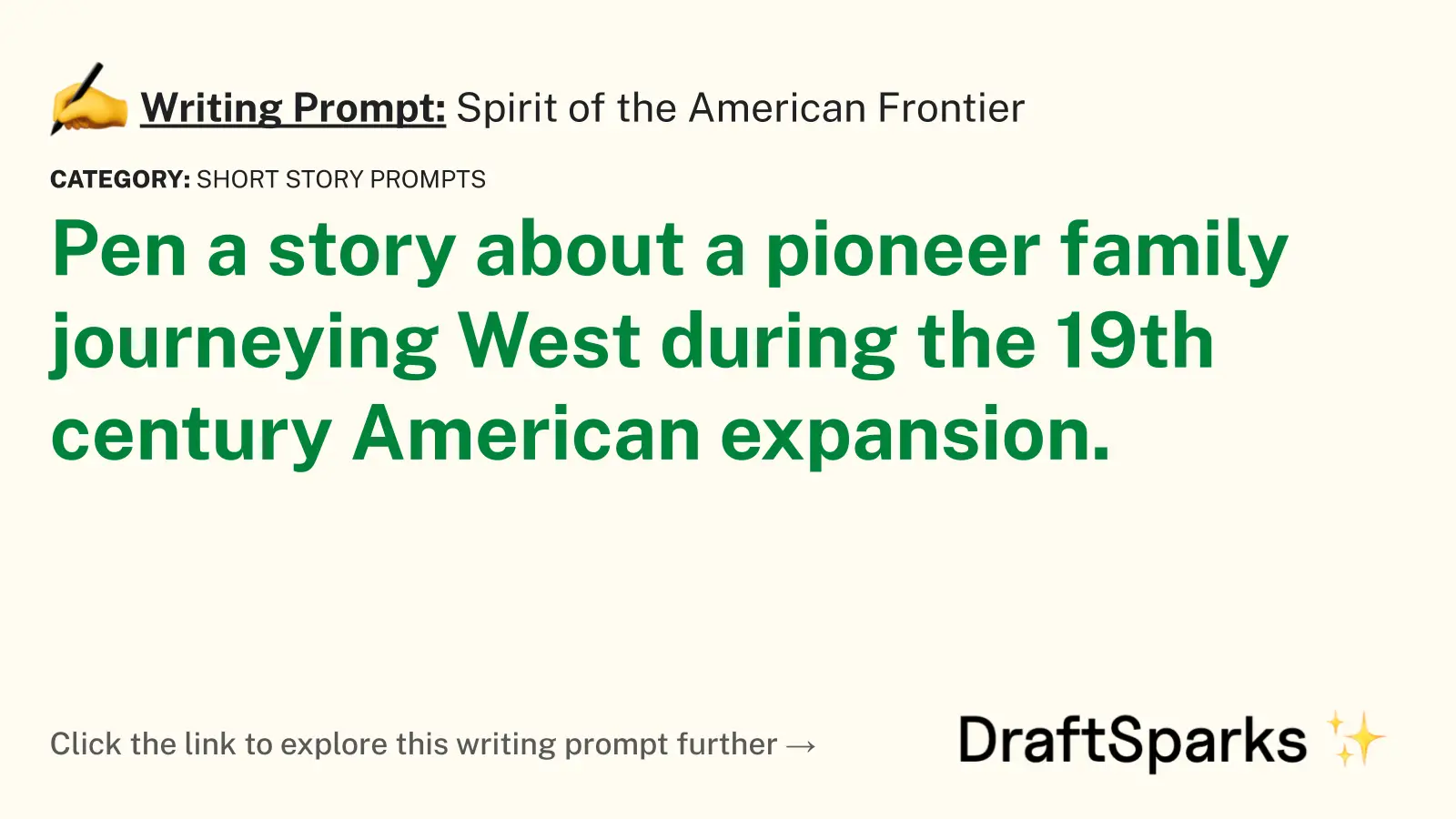 Spirit of the American Frontier