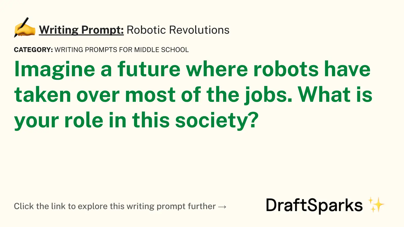 Robotic Revolutions