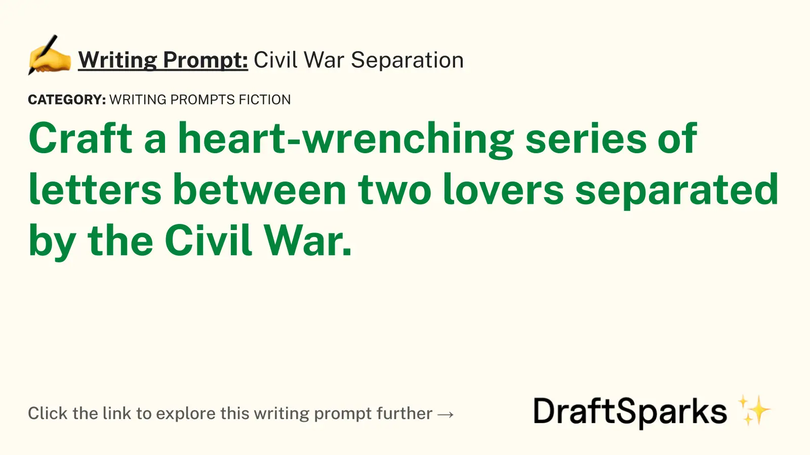 Civil War Separation