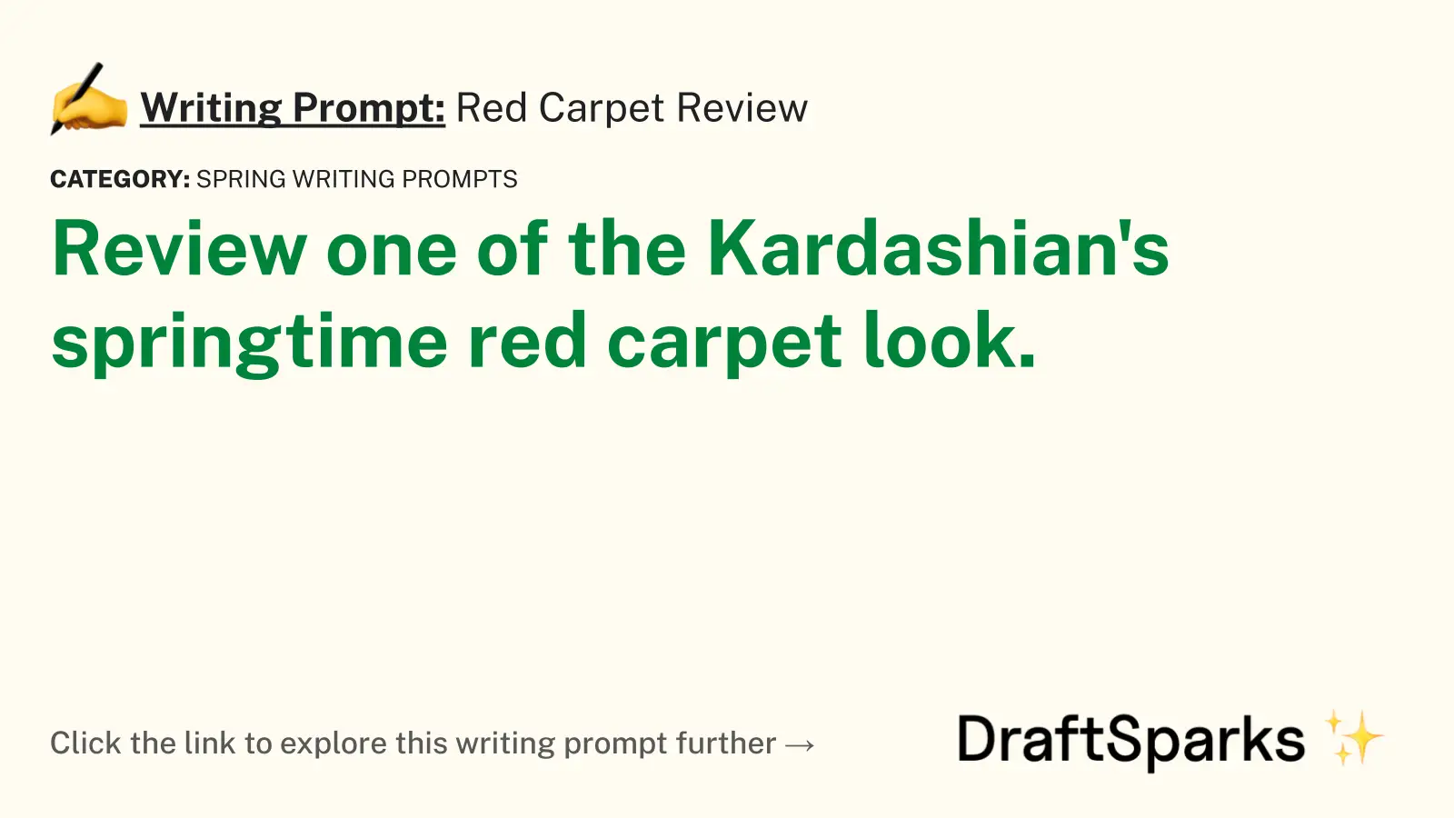 Red Carpet Review