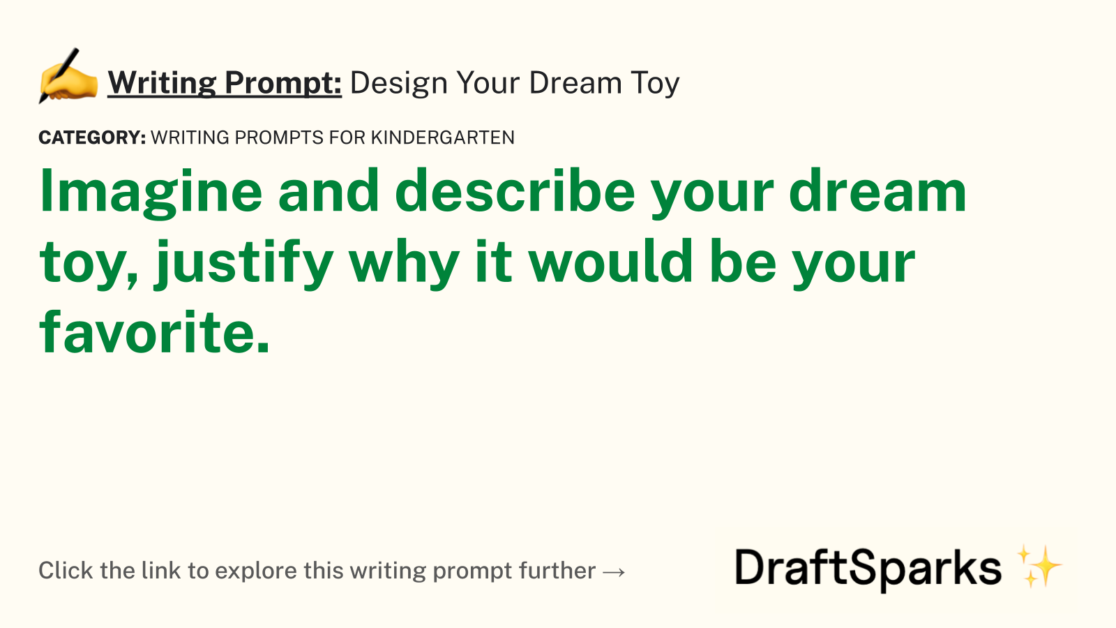Design Your Dream Toy