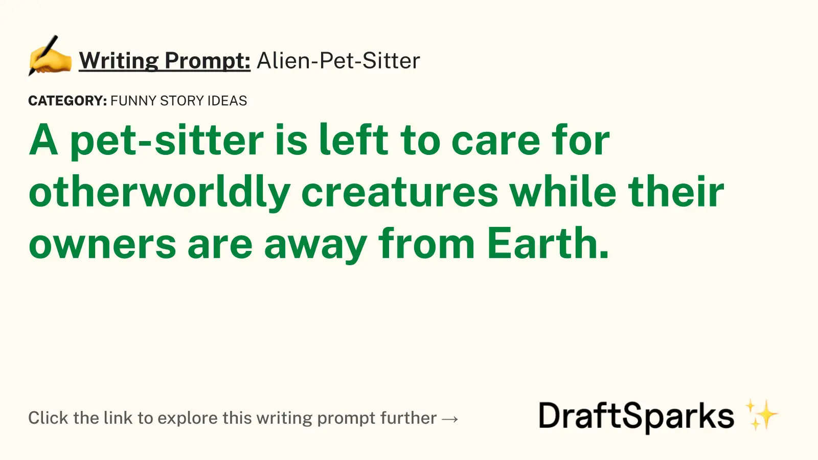 Alien-Pet-Sitter
