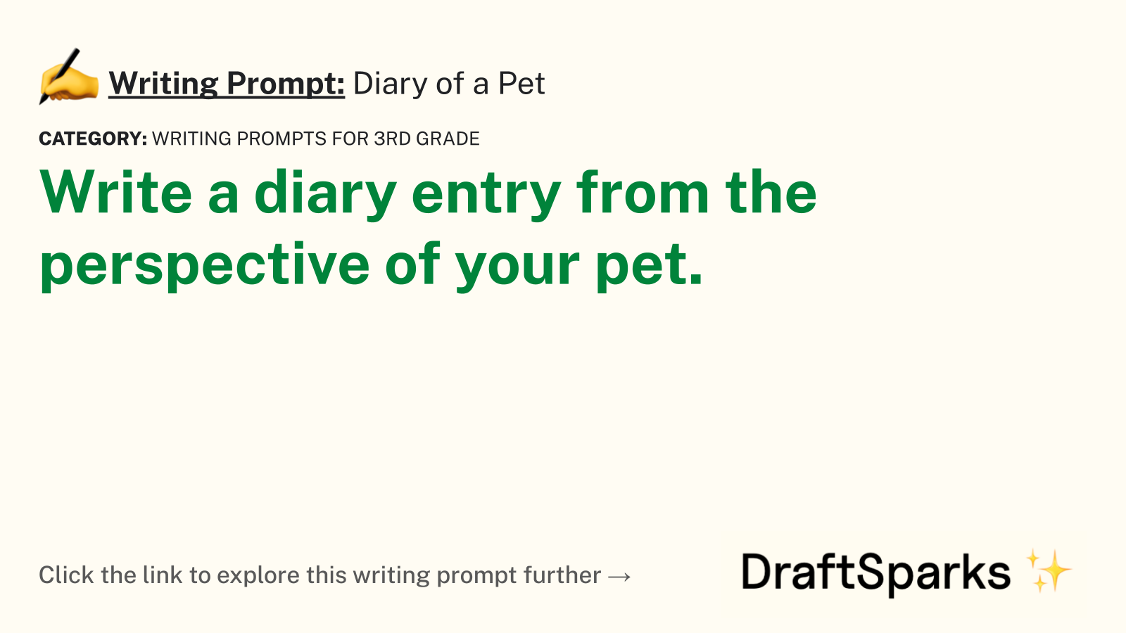 Diary of a Pet