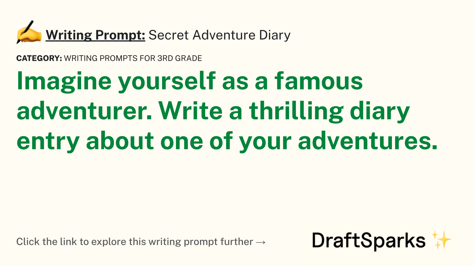 Secret Adventure Diary