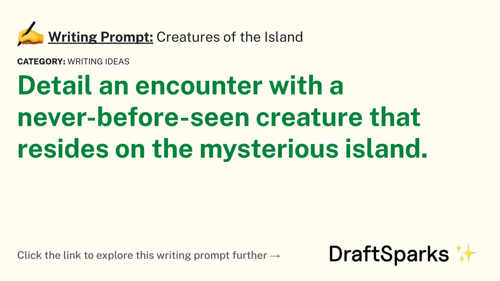 Creatures of the Island