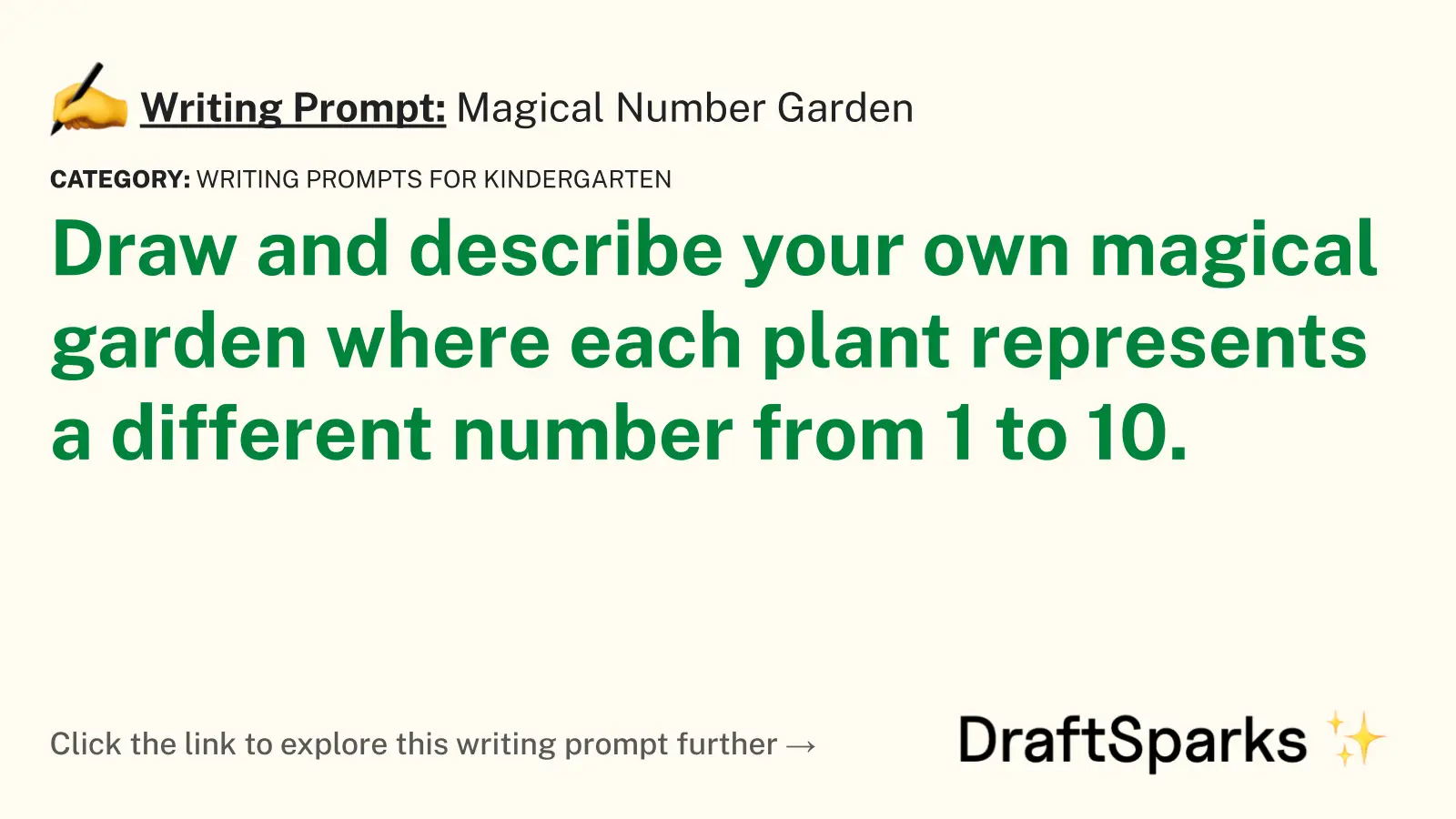 Magical Number Garden