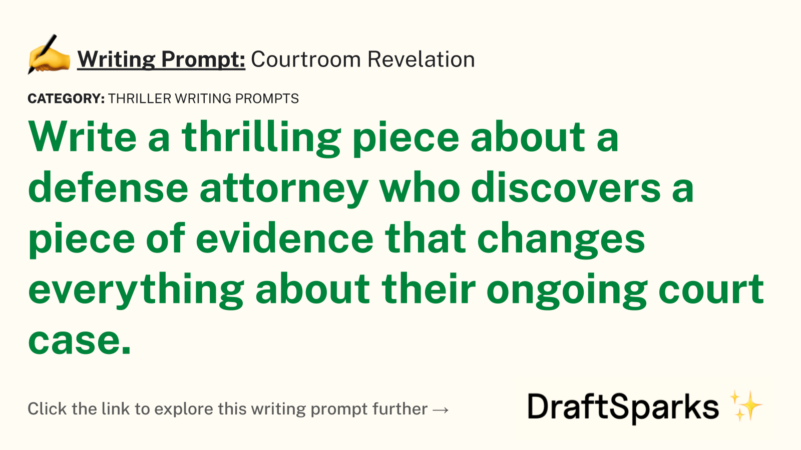 Courtroom Revelation