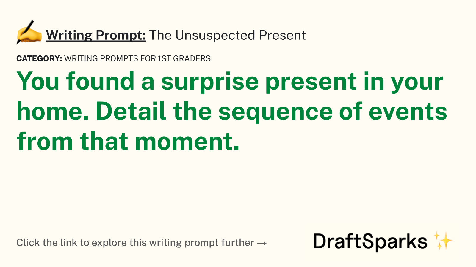 The Unsuspected Present