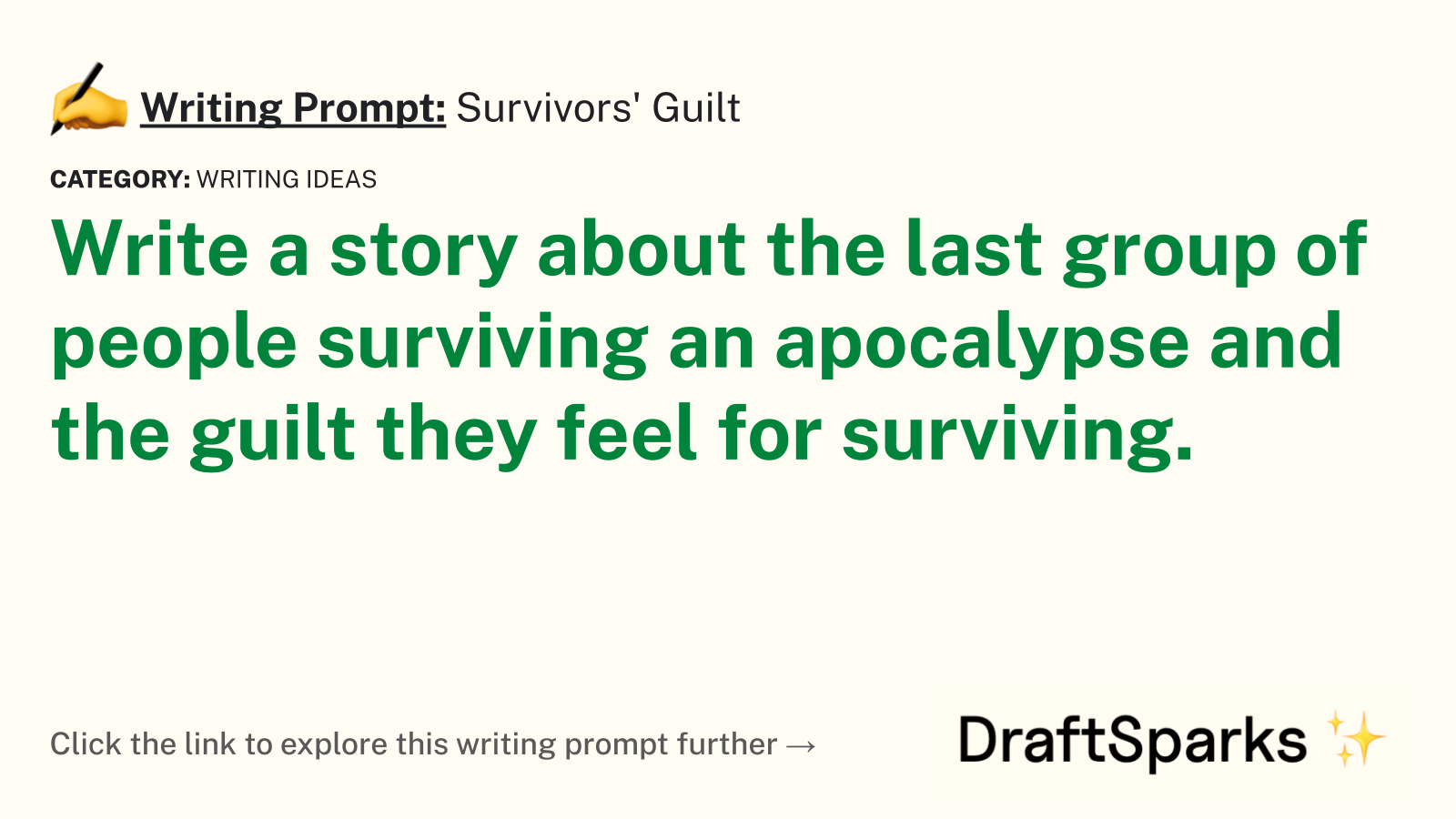 Survivors’ Guilt