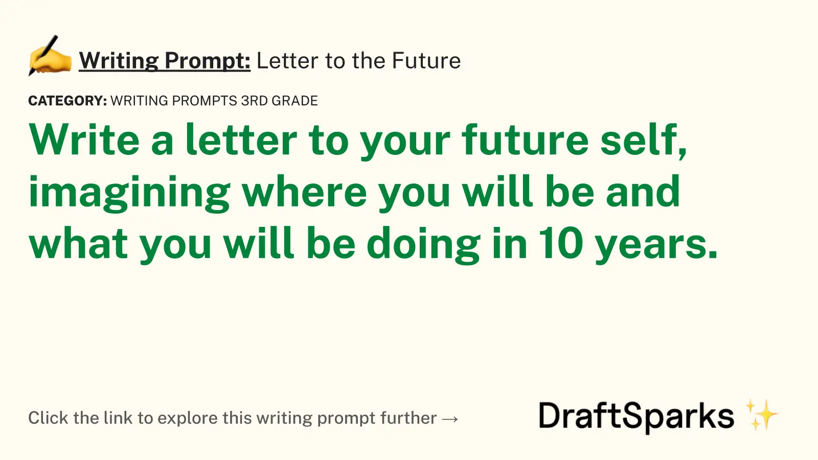Letter to the Future